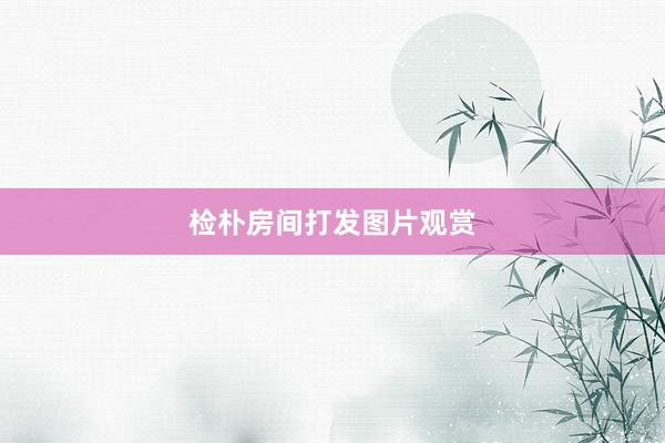 检朴房间打发图片观赏